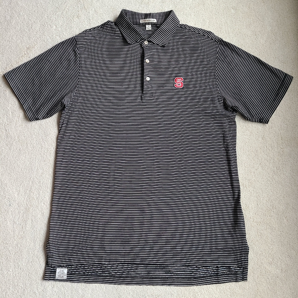 Peter Millar NC State golf polo shirt size Medium